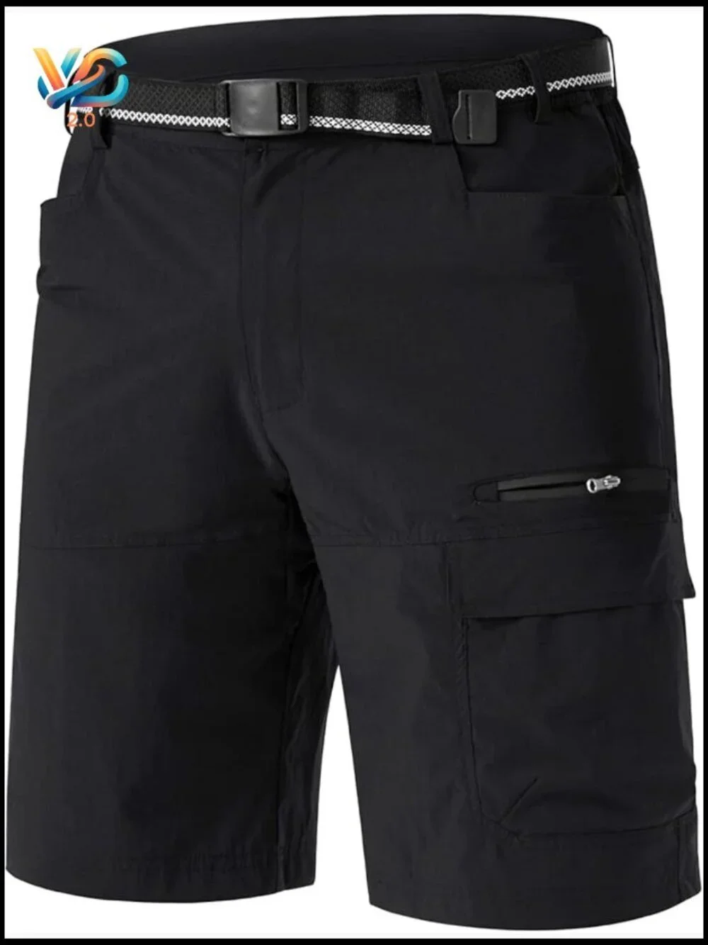 Men's Quick Dry Cargo Shorts 4-Way Stretch Water Resistant Hiking